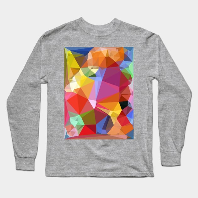 3D painting art color Long Sleeve T-Shirt by MohamedNasseri